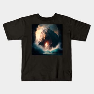 Rugged Ocean Defense Kids T-Shirt